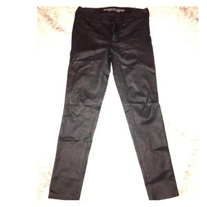 American Eagle Coated Skinny Jeans